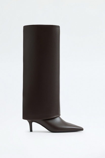 Knee High Leather Boots – Marguerite by Maravesse