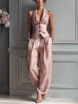 Mirabel | Two Piece Linen Set for Holidays
