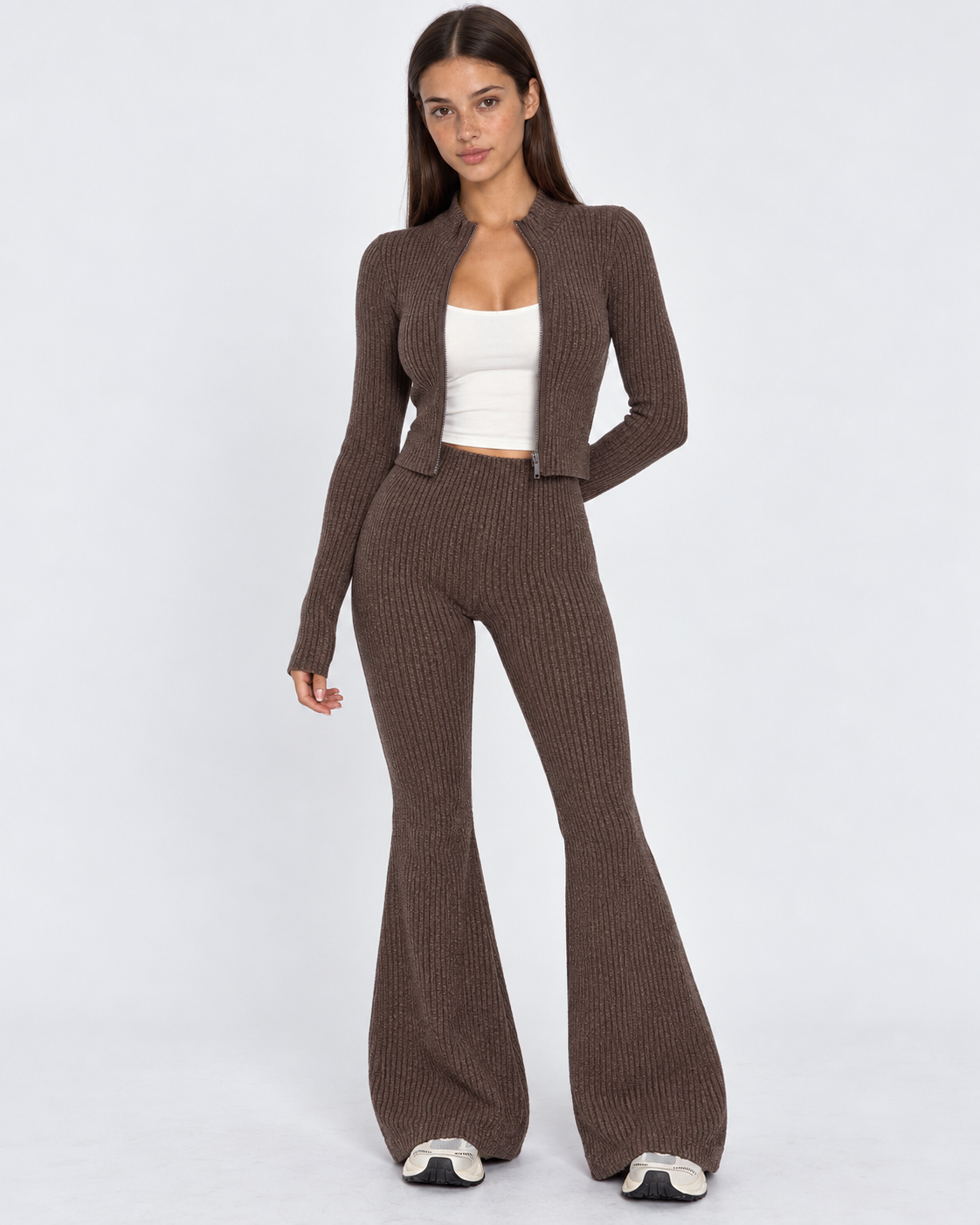 Knit Set in Chocolate – Clementine by Maravesse