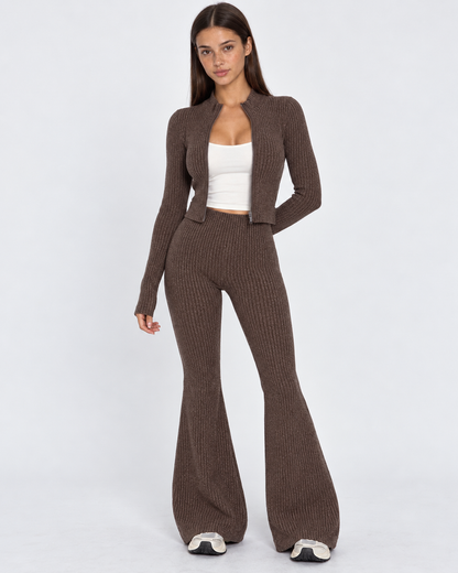 Knit Set in Chocolate – Clementine by Maravesse