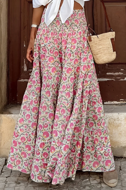 Floral Smocked Skirt – Rosa by Maravesse (5)