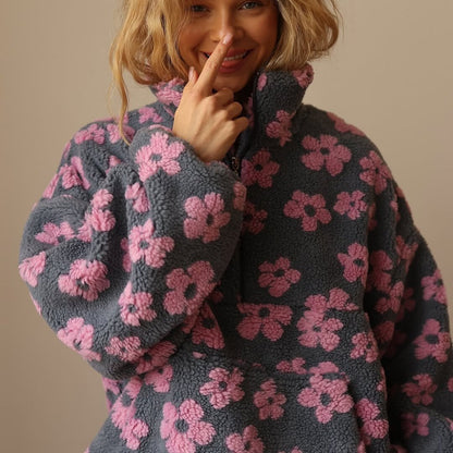 Floral Teddy Jacket – Vivienne by Maravesse (4)