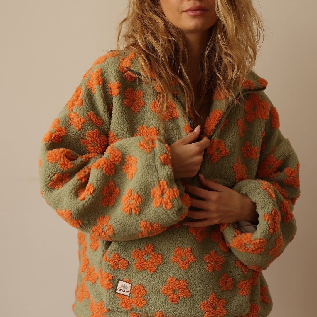 Floral Teddy Jacket – Vivienne by Maravesse (6)