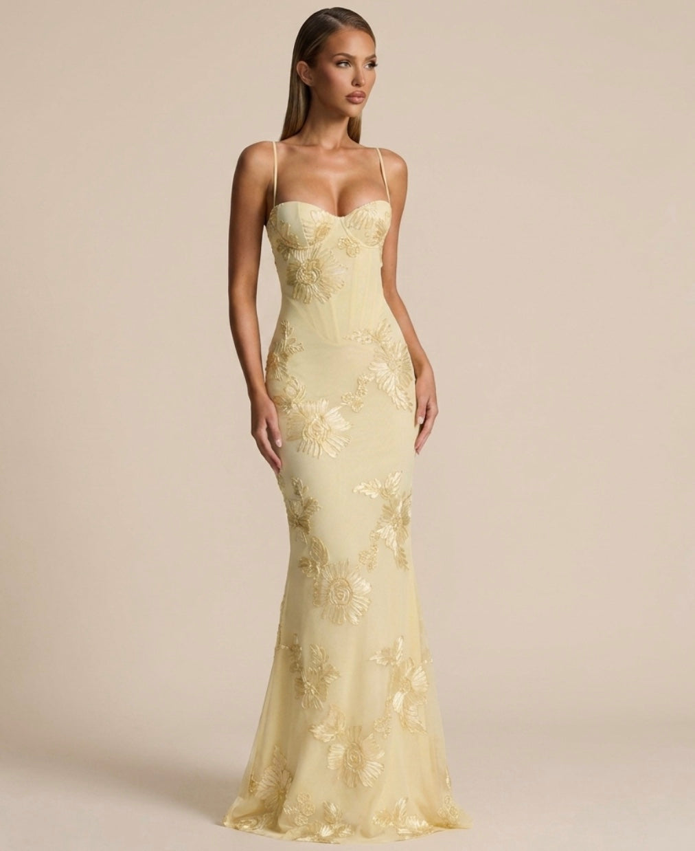 Corset Sweetheart Maxi Dress – Edda by Maravesse