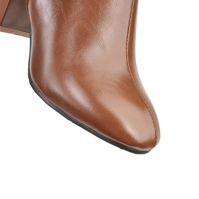 Knee High Leather Boots – Odette by Maravesse (5)