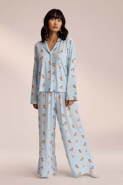 Co-ord Set in Light Blue – Colette by Maravesse