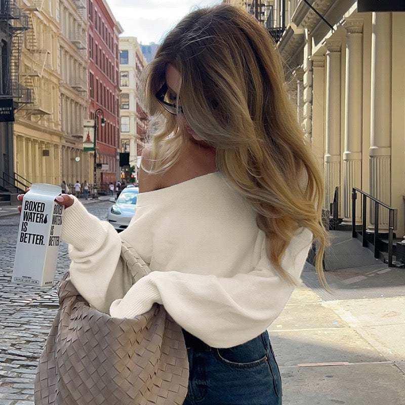 Off-Shoulder Knit Top – Harriet by Maravesse (4)
