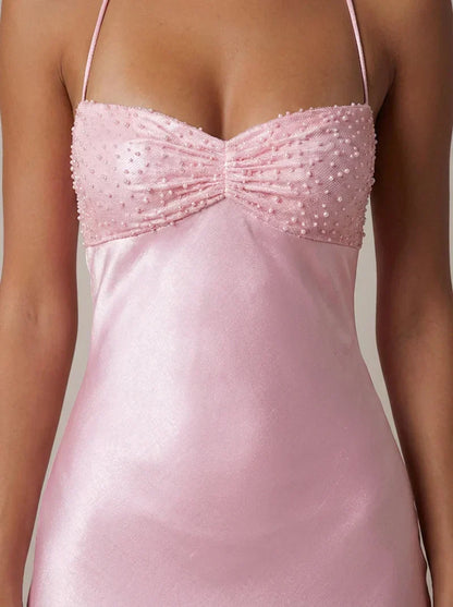 Satin Pearl Maxi Dress – Liv by Maravesse (5)
