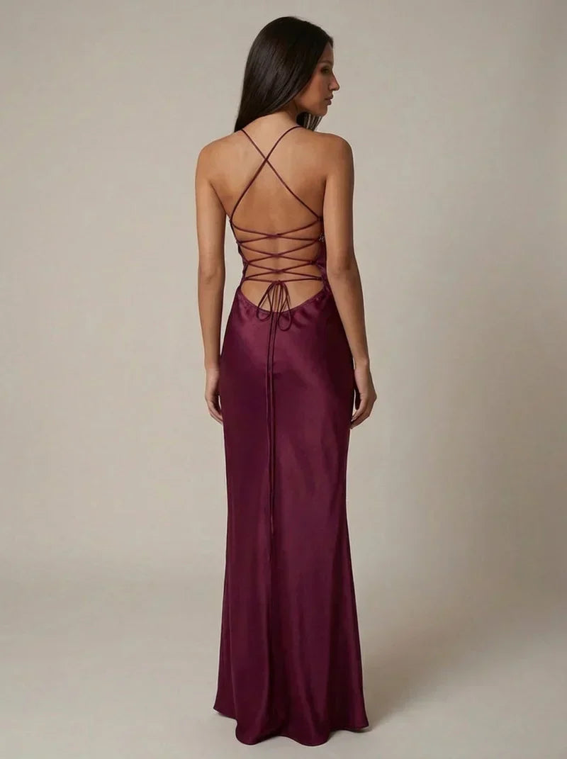 Satin Pearl Maxi Dress – Liv by Maravesse (9)