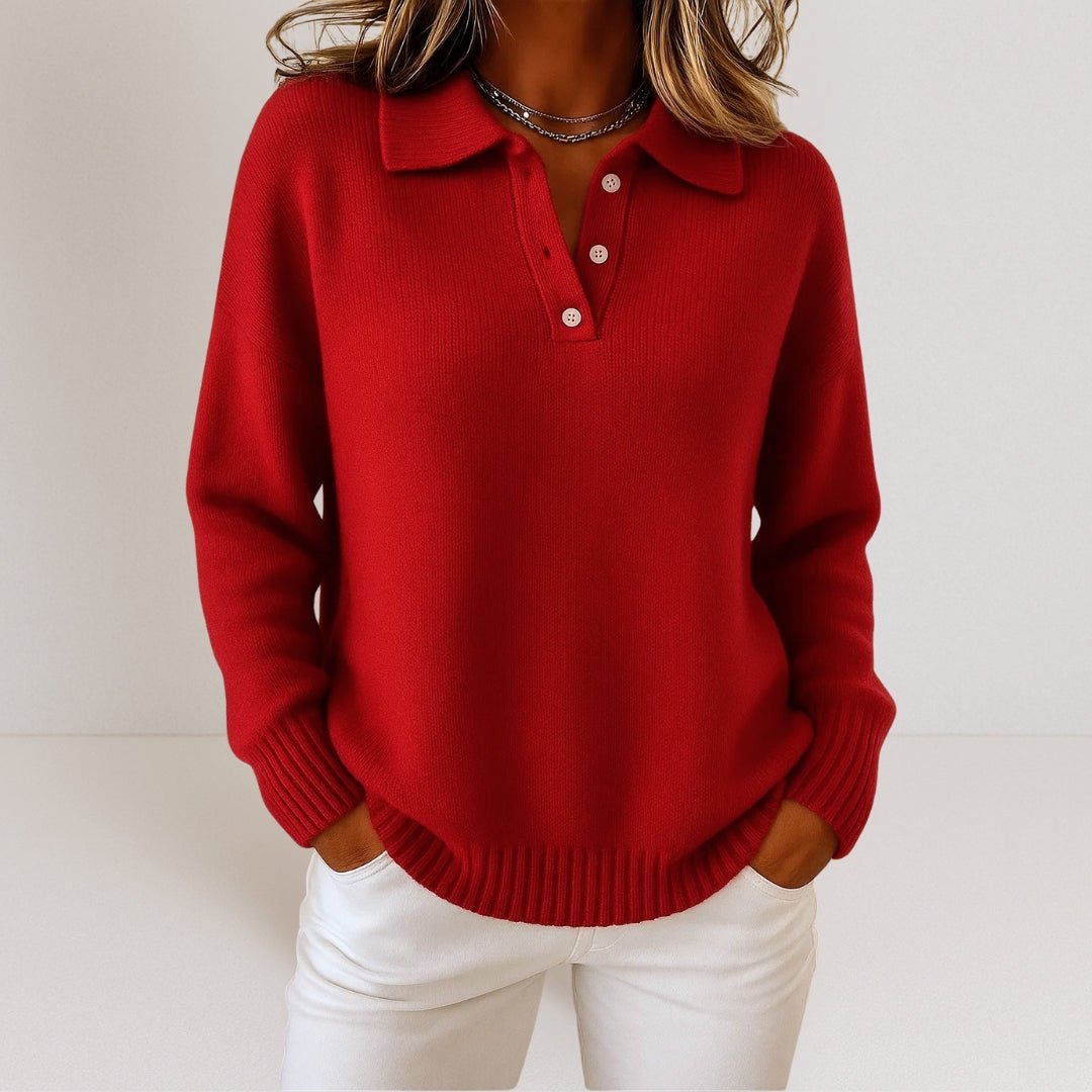Jumper in Red – Estelle by Maravesse