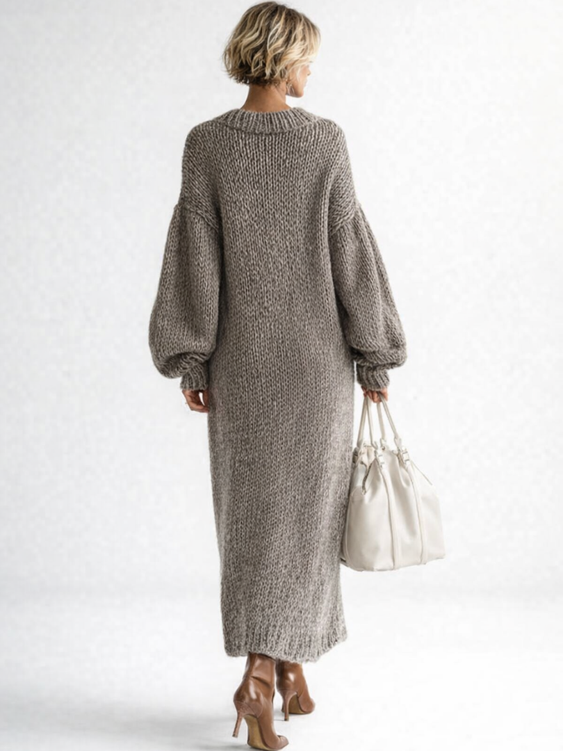 Knit Chunky Maxi Dress – Signe by Maravesse (3)