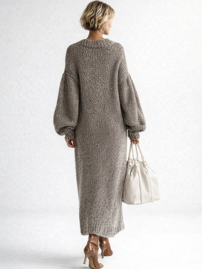 Knit Chunky Maxi Dress – Signe by Maravesse (3)