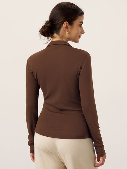 Wool Ruched Top – Sienna by Maravesse (12)