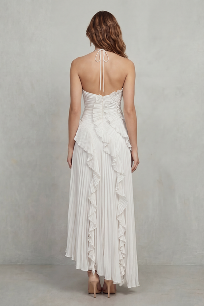 Ruffle Pleated Maxi Dress – Genevieve by Maravesse (9)