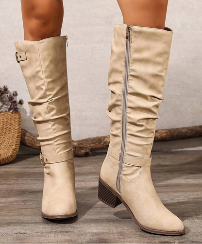 Knee High Leather Boots – Ophelia by Maravesse (10)