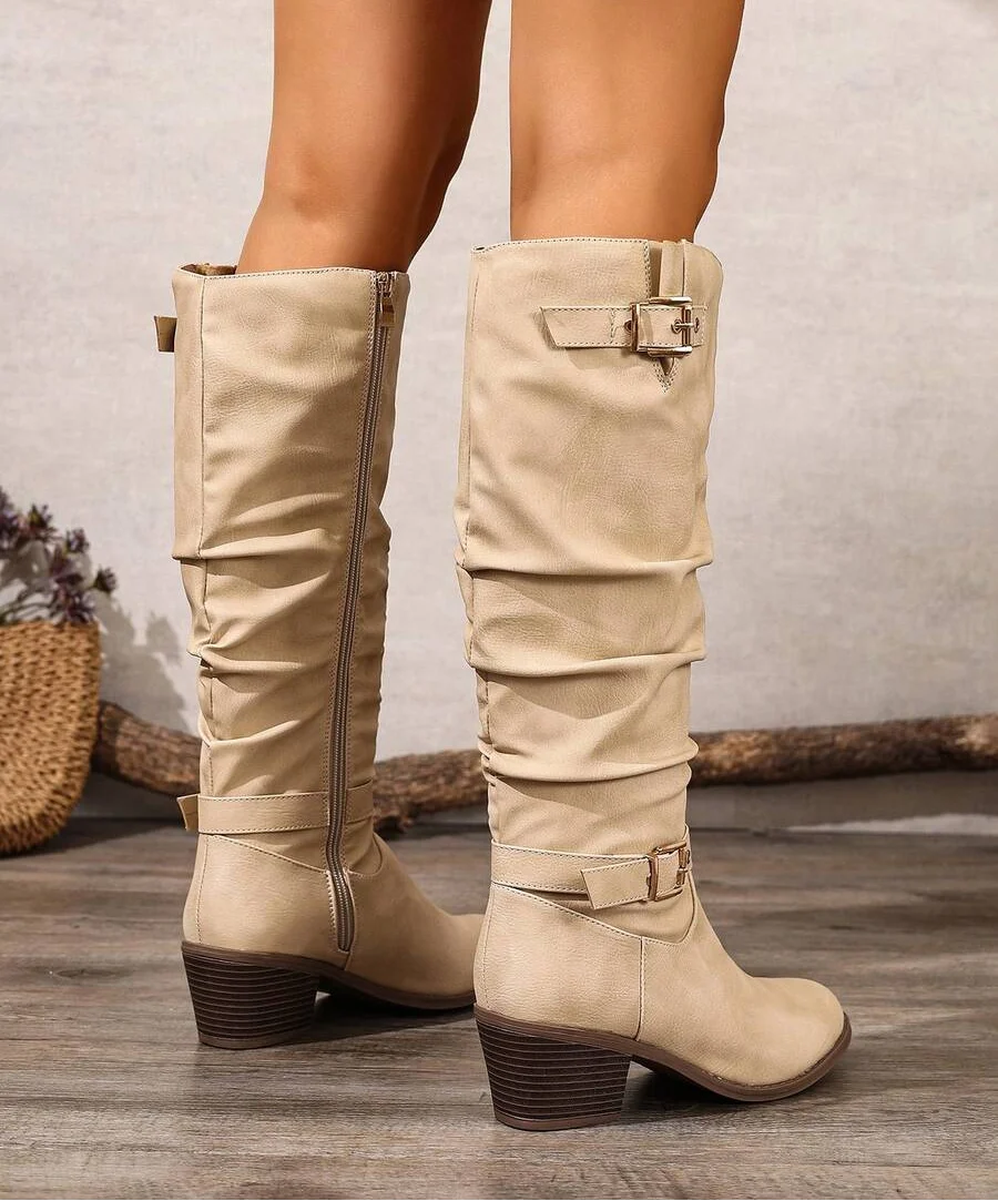 Knee High Leather Boots – Ophelia by Maravesse (11)