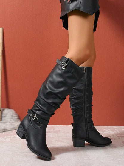 Knee High Leather Boots – Ophelia by Maravesse (6)