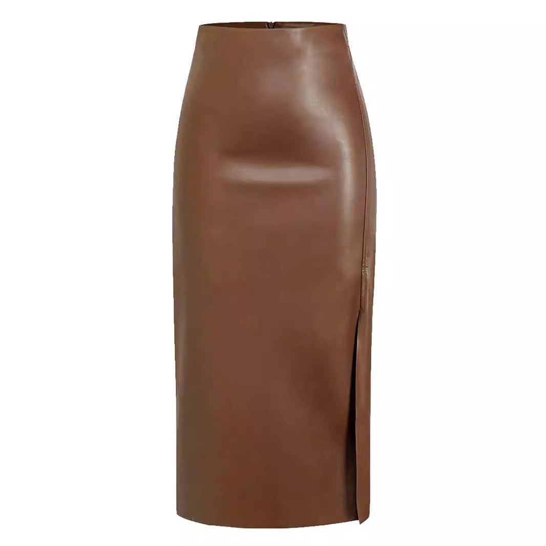 Leather Skirt – Ottilie by Maravesse (5)