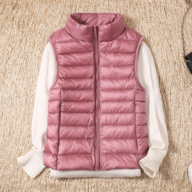 Puffer Jacket in Pink – Lavinia by Maravesse