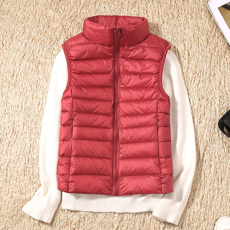 Puffer Jacket in Red – Lavinia by Maravesse