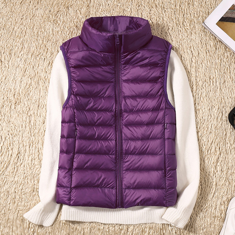 Puffer Jacket in Purple – Lavinia by Maravesse