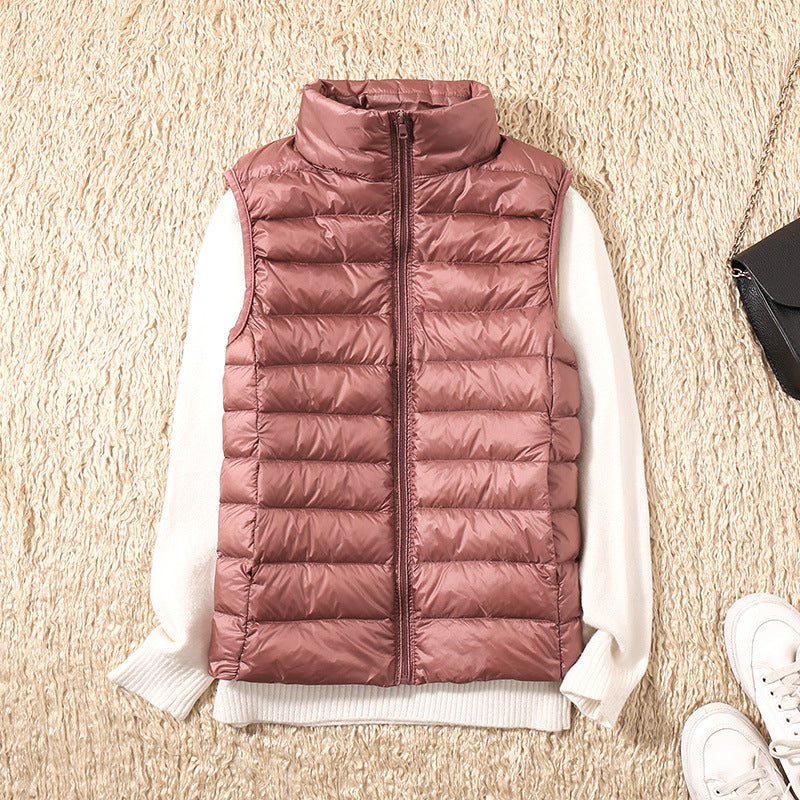 Puffer Jacket in Rose Gold – Lavinia by Maravesse