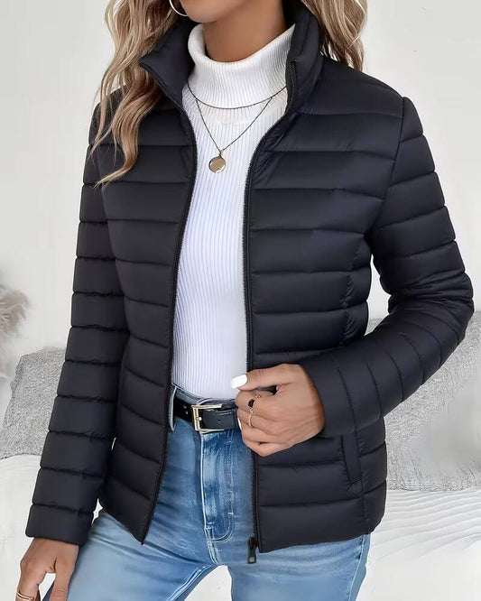 Puffer Jacket in Black – Marguerite by Maravesse
