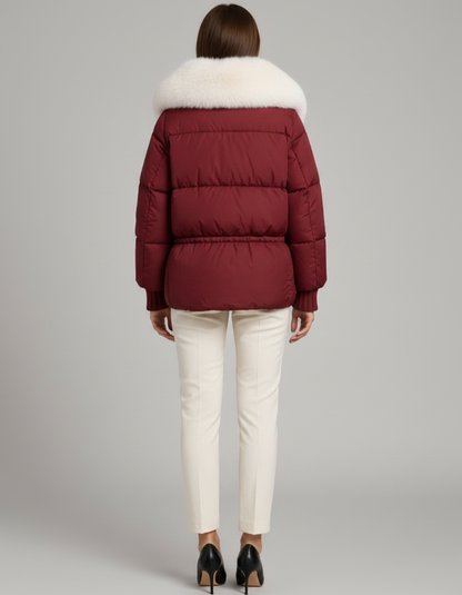 Faux Fur Puffer Jacket – Henrietta by Maravesse (7)