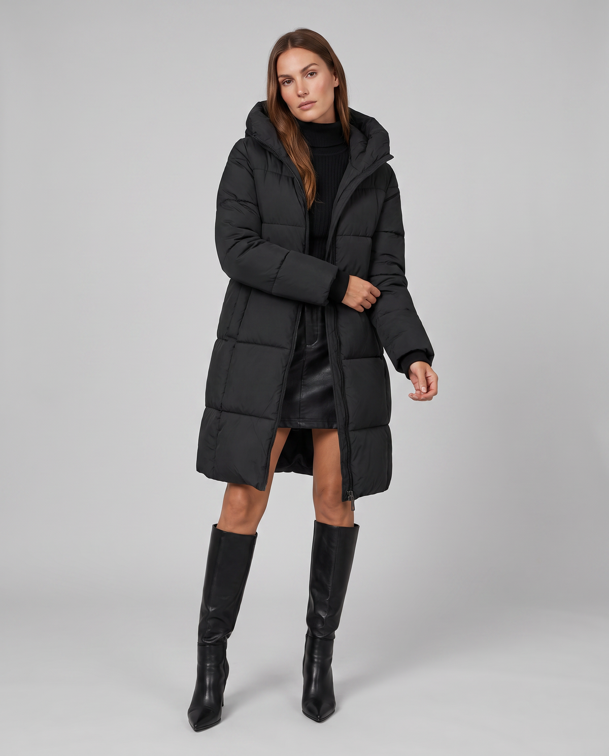 Quilted Puffer Jacket – Louisa by Maravesse (2)