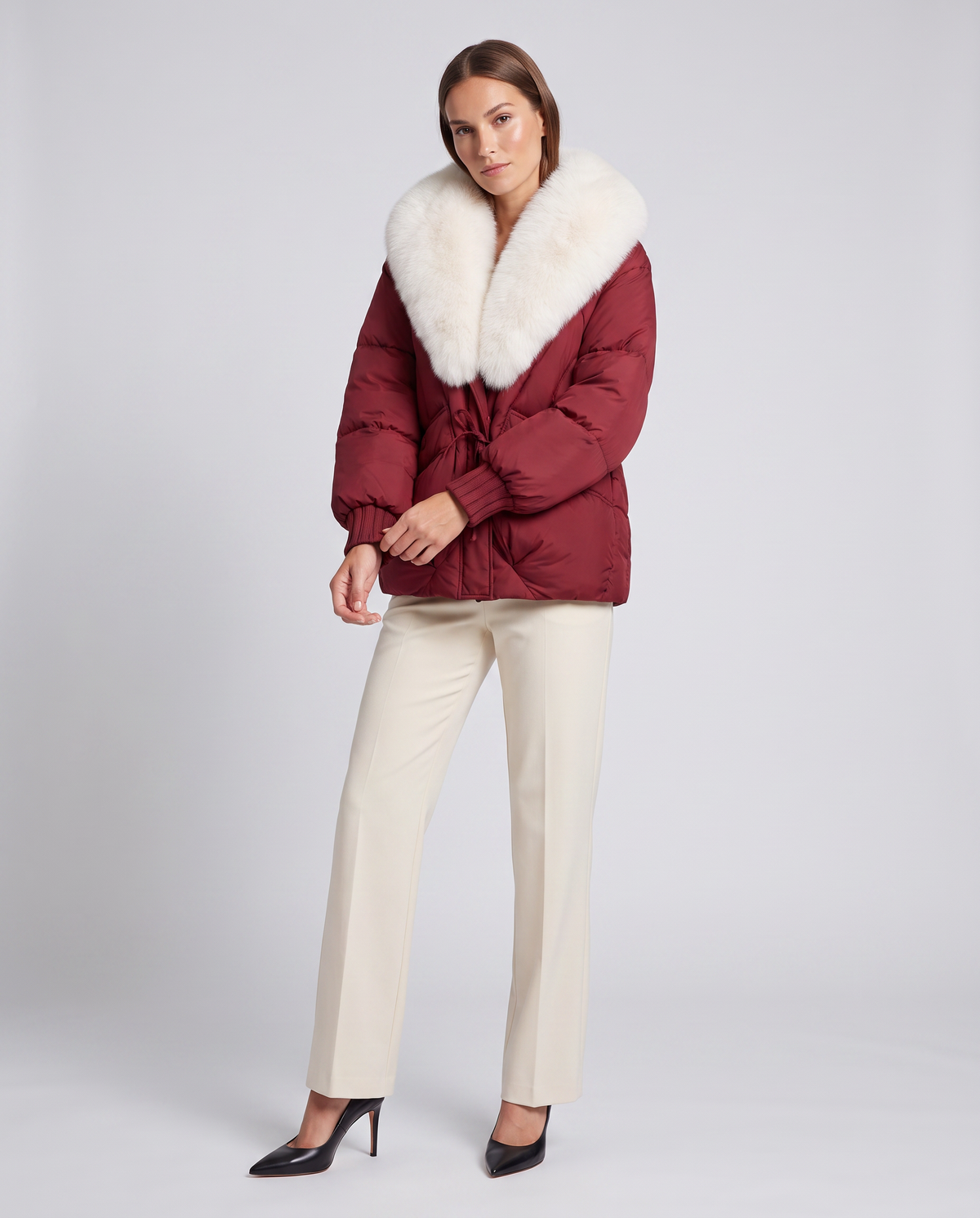 Faux Fur Puffer Jacket – Henrietta by Maravesse (6)