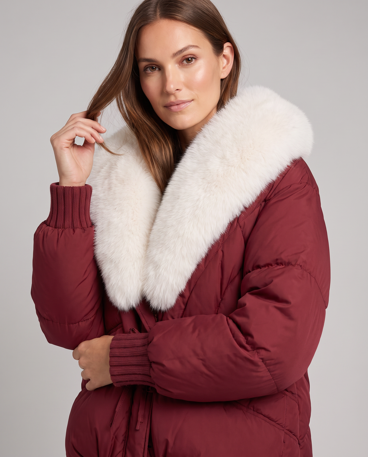 Faux Fur Puffer Jacket – Henrietta by Maravesse (8)