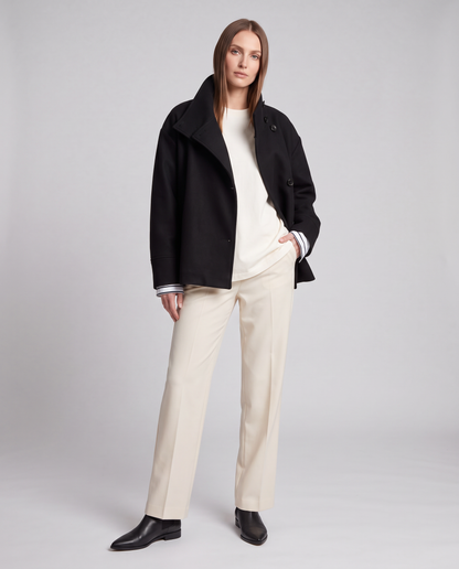 Wool Coat in Black – Antoinette by Maravesse