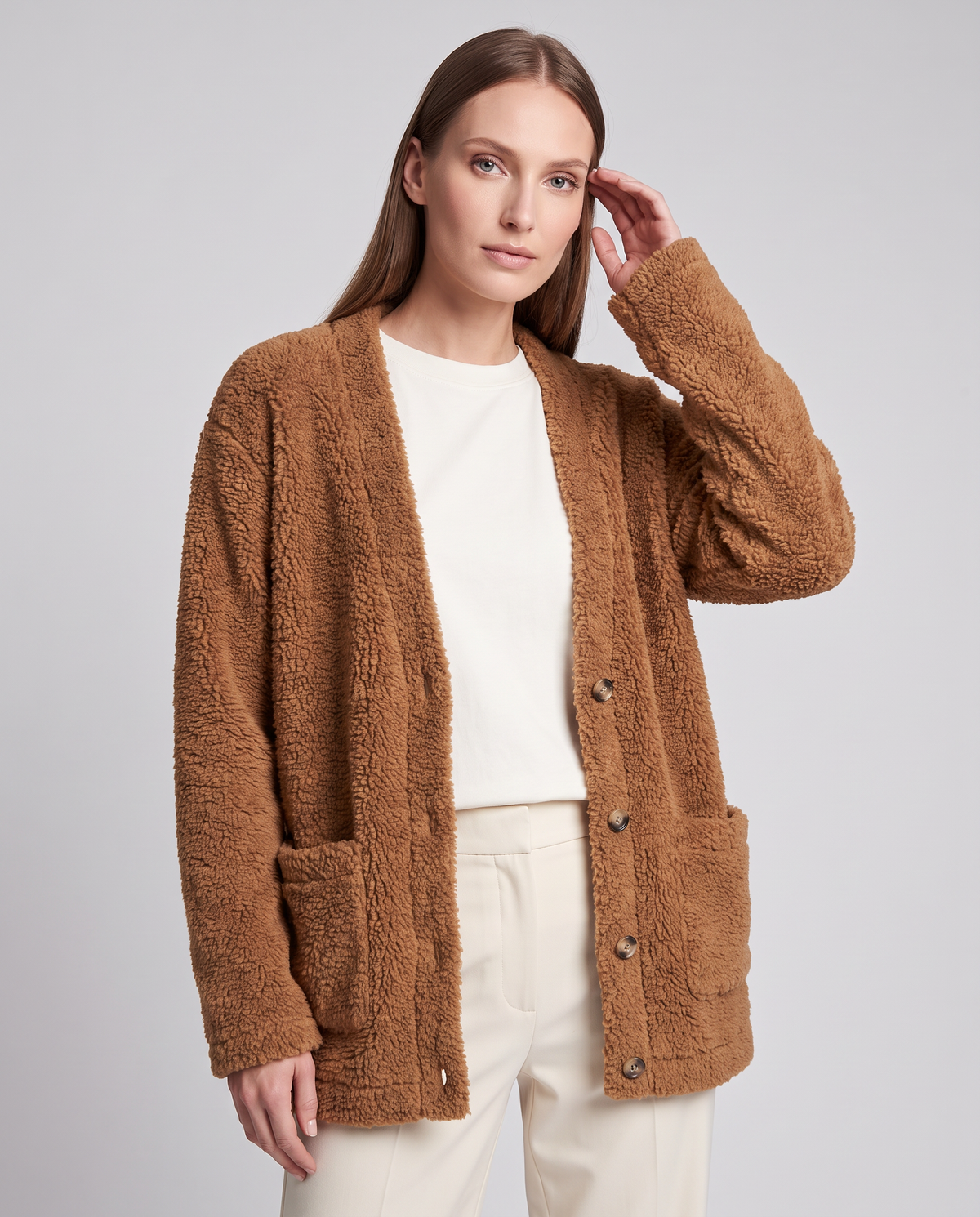 Teddy Relaxed Cardigan – Mirabel by Maravesse (4)