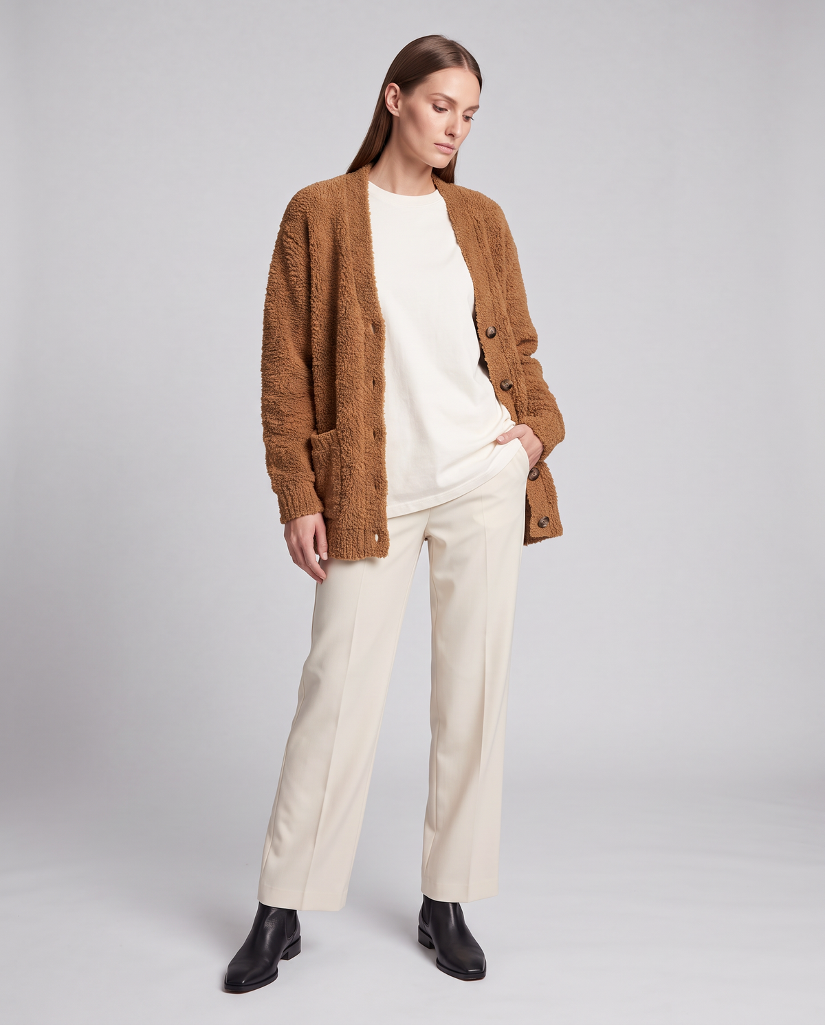 Teddy Relaxed Cardigan – Mirabel by Maravesse (2)