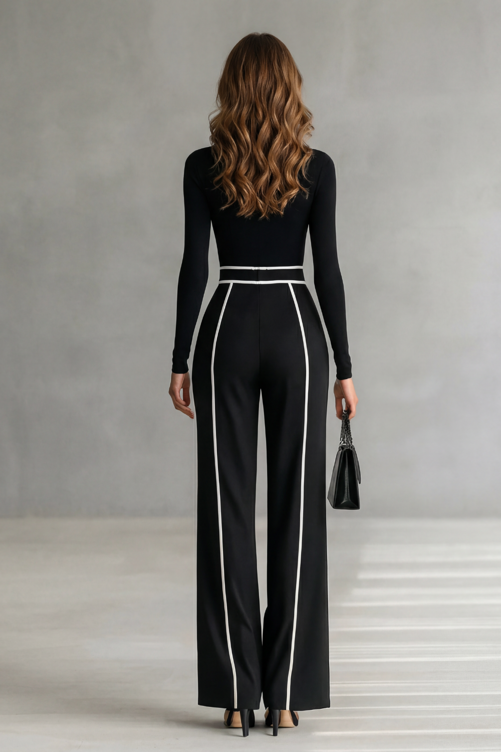 Turtleneck Jumpsuit – Rosa by Maravesse (4)