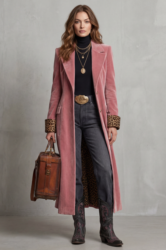 Velvet Leopard Coat – Aurelia by Maravesse (2)