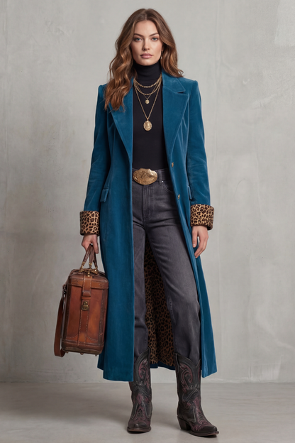 Velvet Leopard Coat – Aurelia by Maravesse (6)