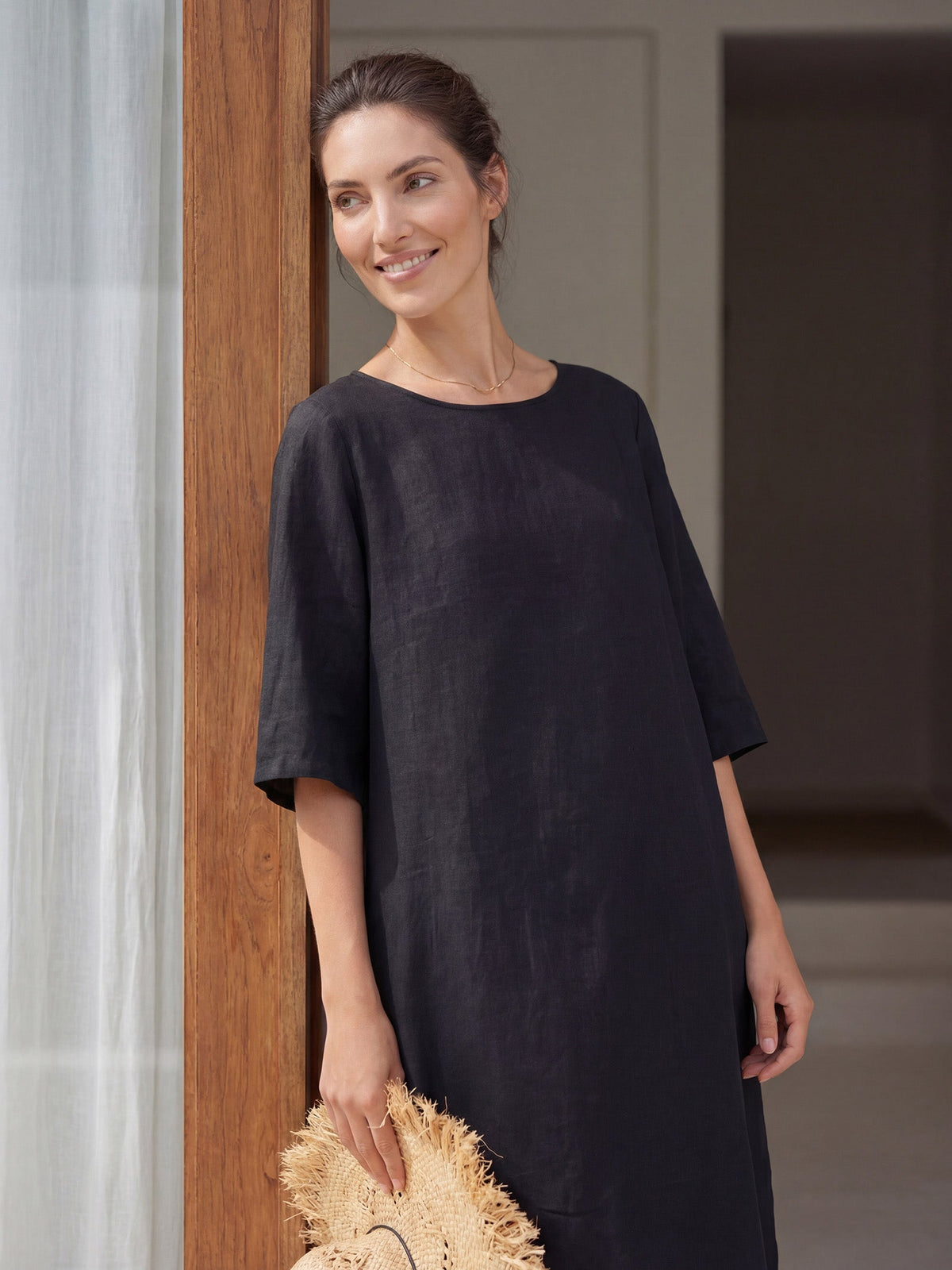 Linen Midi Dress – Noor by Maravesse (17)