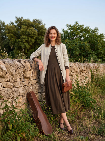 Wool Midi Dress – Sabine by Maravesse (3)
