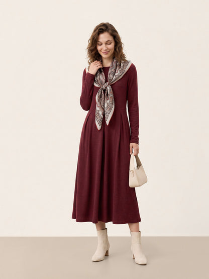 Wool Midi Dress – Sabine by Maravesse (17)