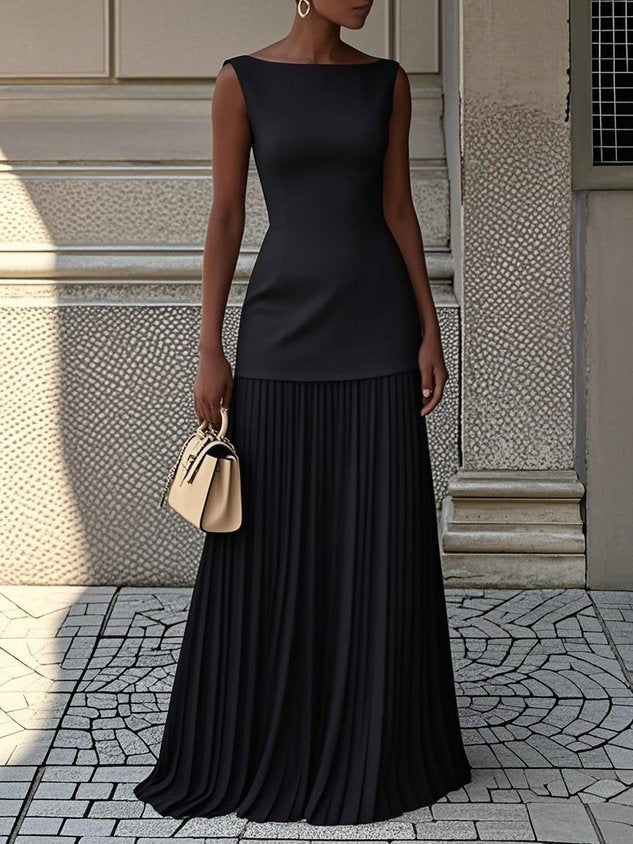Formal Skirt Set in Black – Margaux by Maravesse