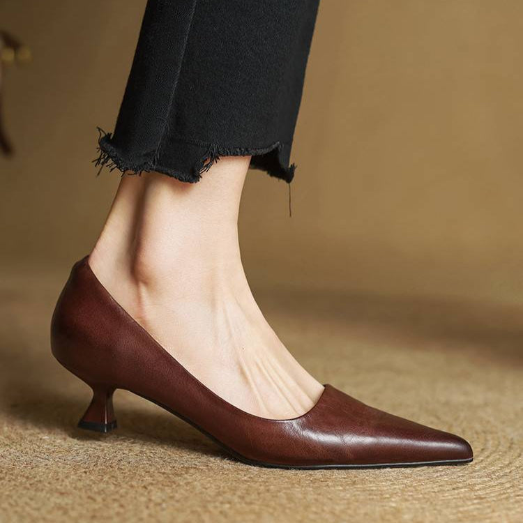 Kitten Heel Heels – Josephine by Maravesse (10)