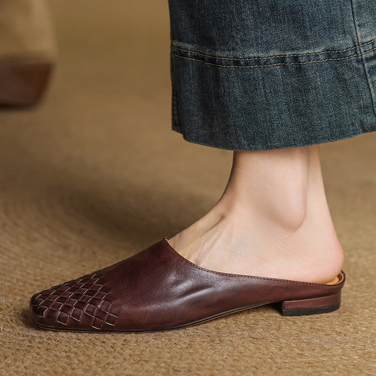 Timeless Leather Mules – Giselle by Maravesse (12)