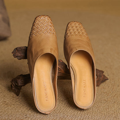 Timeless Leather Mules – Giselle by Maravesse (7)