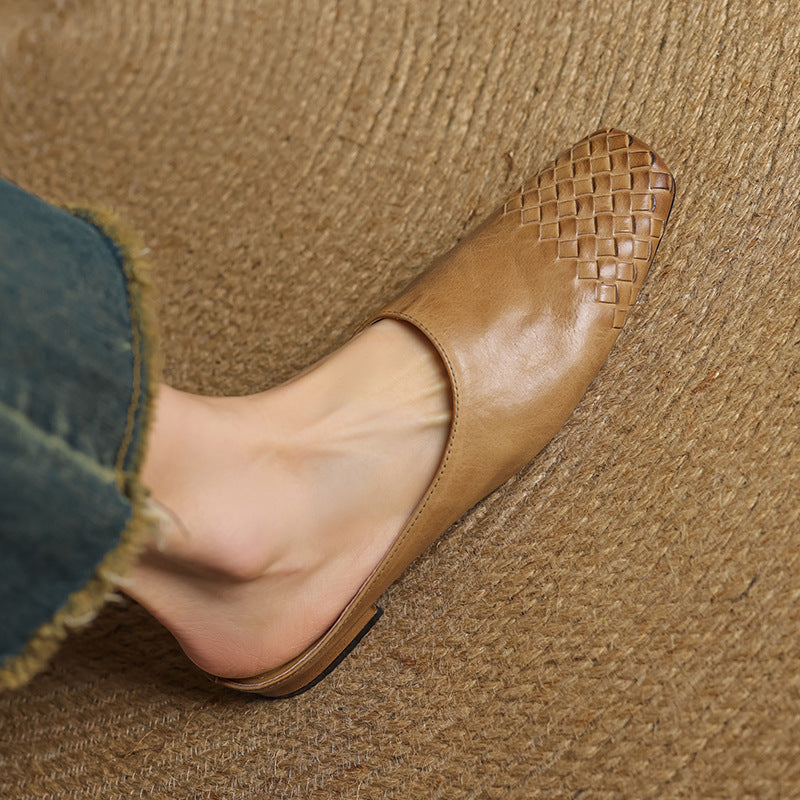 Timeless Leather Mules – Giselle by Maravesse (4)