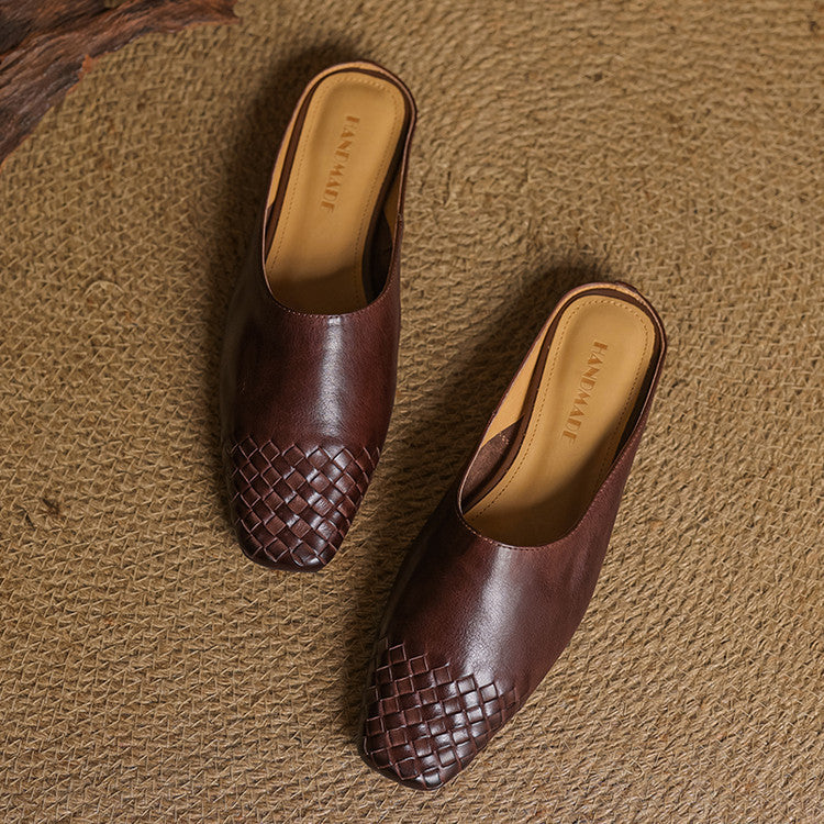 Timeless Leather Mules – Giselle by Maravesse (15)