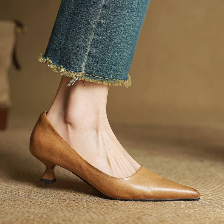 Kitten Heel Heels – Josephine by Maravesse (18)