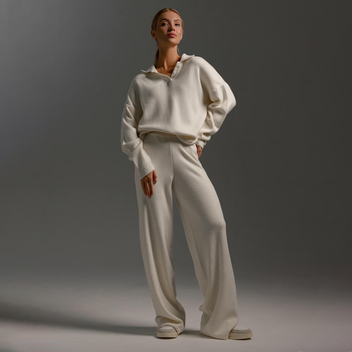 Oversized Sleep Set in White – Ophelia by Maravesse