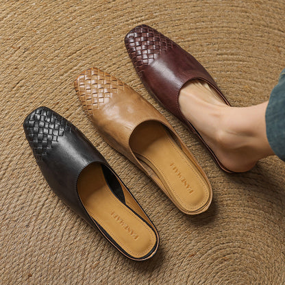 Timeless Leather Mules – Giselle by Maravesse (14)