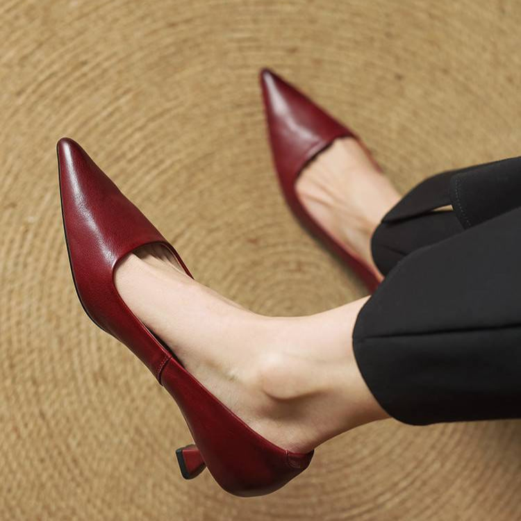 Kitten Heel Heels – Josephine by Maravesse